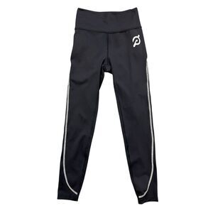 Peloton Leggings Womens XS Extra Small Black Move Mission Reflective Panel Seam